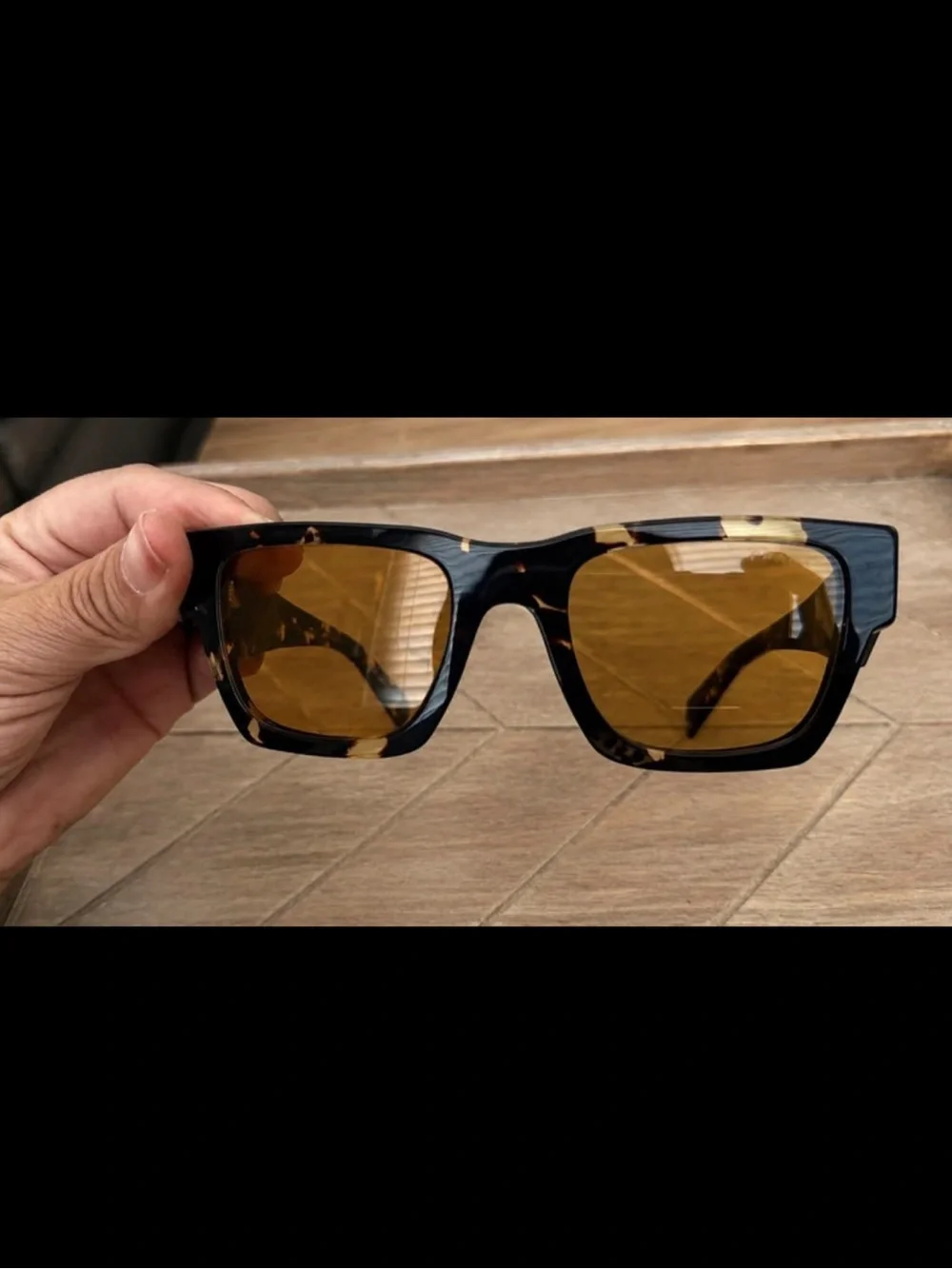 Prada bold rectangular